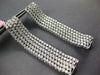 LARGE & WIDE 5.1CT DIAMOND 18KT WHITE GOLD MULTI ROW ELONGATED FUN HOOP EARRINGS