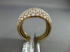 ESTATE LARGE 3.18CT DIAMOND 18KT ROSE GOLD PAVE CLASSIC WEDDING ANNIVERSARY RING