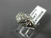 ANTIQUE .15CT DIAMOND 14KT WHITE GOLD 3D CLASSIC FILIGREE ENGAGEMENT RING #19970
