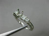 1.0CT ROUND & PRINCESS DIAMOND 14KT WHITE GOLD 3D SEMI MOUNT ENGAGEMENT RING SET