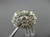 ANTIQUE WIDE .90CT OLD MINE DIAMOND PLATINUM MARQUISE SHAPE FILIGREE RING #21593