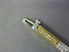 ANTIQUE 1.15CT DIAMOND 14KT WHITE & YELLOW GOLD 3D FILIGREE FUN BRACELET #22381