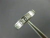 ESTATE .87CT PRINCESS DIAMOND 14K WHITE GOLD 3D CHANNEL ANNIVERSARY RING #3765