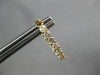 .95CT DIAMOND 18KT YELLOW GOLD 3D ROUND CLASSIC INSIDE OUT HOOP HANGING EARRINGS