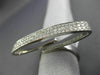 ESTATE MASSIVE 1.06CT DIAMOND 14KT WHITE GOLD 3 ROW CONVERSATIONAL FUTURIST RING