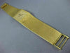 ESTATE LARGE BUCHERER 18KT YELLOW GOLD 3D CLASSIC SOLID SQUARE MENS WATCH