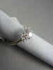 ESTATE 1.0CT 14KT WHITE & YELLOW GOLD PAST PRESENT FUTURE MILGRAIN DIAMOND RING