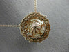 ESTATE LARGE .80CT DIAMOND & AAA SOUTH SEA PEARL 18KT ROSE GOLD FLOWER PENDANT