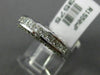 ESTATE .99CT ROUND & PRINCESS DIAMOND 14K WHITE GOLD 3D WEDDING ANNIVERSARY RING