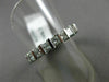 ESTATE 2.20CT PRINCESS DIAMOND 14KT WHITE GOLD 3D ETERNITY ANNIVERSARY RING 2591