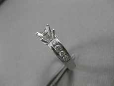 ESTATE .48CT ROUND DIAMOND PLATINUM 3D SEMI MOUNT ENGAGEMENT RING EF VVS 20173