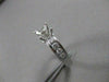 ESTATE .48CT ROUND DIAMOND PLATINUM 3D SEMI MOUNT ENGAGEMENT RING EF VVS 20173