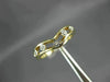 ANTIQUE .05CT DIAMOND 14KT WHITE & YELLOW GOLD OPEN 5 STONE V SHAPE RING #22476