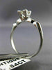 ANTIQUE .62CT ROUND DIAMOND PLATINUM 3D FILIGREE FISHTAIL ENGAGEMENT RING #22181