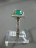 ESTATE 1.36CT DIAMOND & AAA SAPPHIRE 14K YELLOW GOLD 3D 3 STONE ANNIVERSARY RING