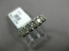 ESTATE .65CT ROUND DIAMOND 14KT WHITE GOLD 7 STONE WEDDING ANNIVERSARY RING 5mm