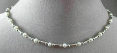 ESTATE 14KT WHITE GOLD AAA SOUTH SEA PEARL BY THE YARD ITALIAN NECKLACE #21303