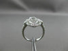 ESTATE WIDE .52CT DIAMOND 14KT WHITE GOLD 3D FILIGREE ETOILE MILGRAIN RING F/G
