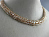 ESTATE LARGE 42.73CT PINK DIAMOND 18KT ROSE GOLD 3D MULTI SHAPE CLUSTER NECKLACE