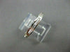 ANTIQUE .17CT DIAMOND 14K W GOLD 3 STONE BAGUETTE & ROUND ANNIVERSARY RING #7390