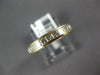 1.0CT DIAMOND 18KT YELLOW GOLD PRINCESS CHANNEL SEMI ETERNITY ANNIVERSARY RING