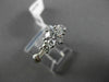ESTATE 1.12CT ROUND & BAGUETTE DIAMOND 14KT WHITE GOLD SOLITAIRE ENGAGEMENT RING