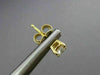 ESTATE .47CT ROUND DIAMOND 14KT YELLOW GOLD CLASSIC 4 PRONG STUD EARRINGS #7838
