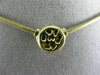 ESTATE .07CT DIAMOND 14KT YELLOW GOLD SOLITAIRE BEZEL FLOATING PENDANT #6973