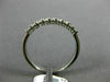 ESTATE .24CT DIAMOND 14KT WHITE GOLD 3D CLASSIC ROUND WEDDING ANNIVERSARY RING