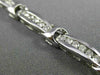 ESTATE 1.75CT DIAMOND 18KT WHITE GOLD 3D CLASSIC 6 STONE CHANNEL TENNIS BRACELET