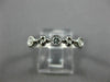 .25CT DIAMOND 14KT WHITE GOLD 3D 5 STONE FILIGREE SEMI ETERNITY ANNIVERSARY RING
