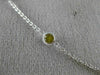 ESTATE 3.65CT FANCY YELLOW DIAMOND 18K WHITE GOLD BY THE YARD 14 STONE NECKLACE