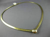 ESTATE .50CT DIAMOND 14K YELLOW GOLD 3D SOLITAIRE FANCY COIL NECKLACE #18982