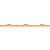 4.53CT DIAMOND AAA YELLOW SAPPHIRE 14KT YELLOW GOLD OVAL & ROUND TENNIS BRACELET