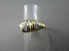 ESTATE .10CTW DIAMOND 14KT YELLOW & WHITE GOLD COCKTAIL RING BEAUTIFUL!!! #17269