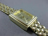 ESTATE 14KT YELLOW GOLD SIMPLE SQUARE QUARTZ SWISS MOVEMENT VICENCE WATCH #15530