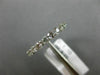 ESTATE 1.10CT DIAMOND 14KT WHITE GOLD CLASSIC ETERNITY WEDDING ANNIVERSARY RING