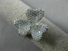 ESTATE .81CT DIAMOND 14K ROSE GOLD 3D CLASSIC PAVE HEART SHAPED FLOWER LOVE RING