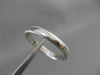 ESTATE 14KT WHITE GOLD MILGRAIN CLASSIC WEDDING ANNIVERSARY BAND RING 3mm #23246
