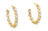 .73CT DIAMOND 18KT YELLOW GOLD 3D ROUND SHARED PRONG INSIDE OUT HANGING EARRINGS