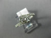 ESTATE 1.0CT ROUND DIAMOND 14KT WHITE GOLD 3D CLASSIC TWO STONE CRISS CROSS RING