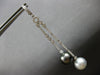 LARGE 1.07CT DIAMOND AAA TAHITIAN & AAA SOUTH SEA PEARL 18KT WHITE GOLD EARRINGS