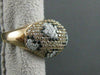 ESTATE LARGE 5.10CTW MULTI COLOR DIAMOND 18KT ROSE GOLD COCKTAIL RING AMAZING!!