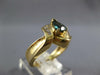 .87CT DIAMOND & AAA SAPPHIRE 14K YELLOW GOLD PEAR SHAPE & ROUND CRISS CROSS RING