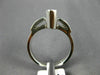 LARGE .24CT DIAMOND 14KT WHITE GOLD 3D MARQUISE SEMI MOUNT ENGAGEMENT RING #4908