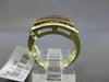 ESTATE 1.40CTW ROUND DIAMOND & AAA RUBY 14KT YELLOW GOLD SQUARE COCKTAIL RING