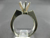 1.60CT DIAMOND PLATINUM ROUND PRINCESS BAGUETTE SEMI MOUNT ENGAGEMENT RING 13900