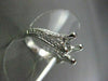 ESTATE .46CT DIAMOND 3D PRONG 18KT WHITE GOLD SEMI MOUNT ENGAGEMENT RING #187
