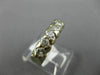 ESTATE .50CT DIAMOND 14KT WHITE GOLD 5 STONE SEMI BEZEL WEDDING ANNIVERSARY RING