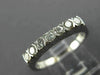 ESTATE .45CT DIAMOND 14KT WHITE GOLD 7 STONE SHARE PRONG ANNIVERSARY RING #11576